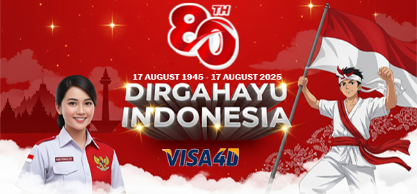 Visa4d menyambut kemerdekaan 17 Agustus 2025